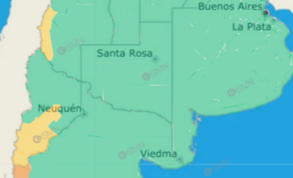 Alerta meteorológica por vientos severos y nevadas intensas