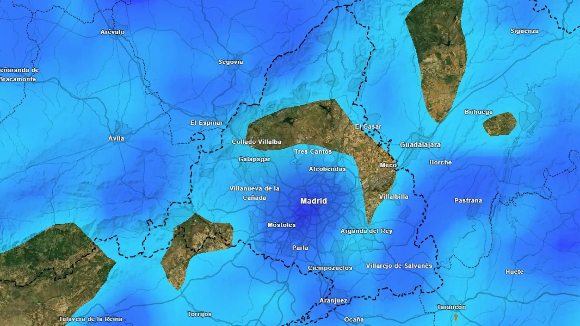 La Comunidad de Madrid, en alerta por tormentas, que pueden ir acompañadas de viento fuerte y granizo