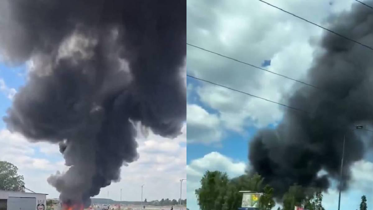 Avioneta se estrella y provoca enorme bola de fuego; al menos dos muetos