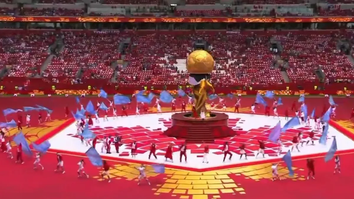 falló el inflable de la copa del mundo en la ceremonia inaugural del Mundial 2026 en Canadá y la tuvieron que bajar