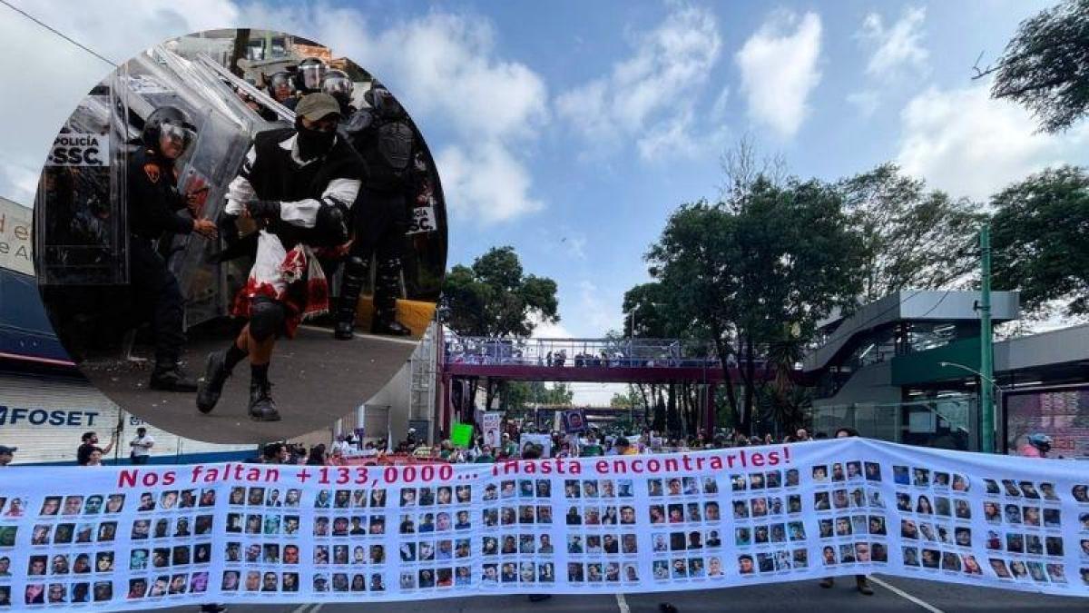Bloque Negro intenta reventar reclamo de madres buscadoras