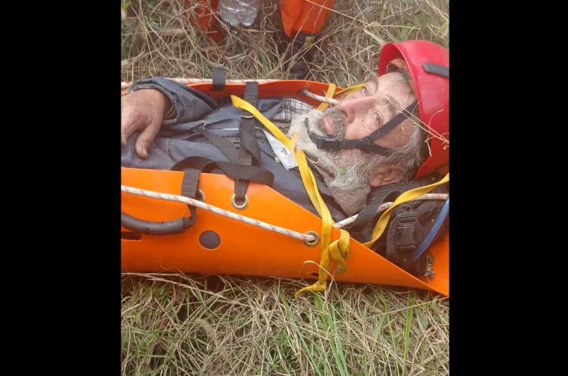Encontraron con vida a un hombre de 72 a&ntilde;os que estuvo dos d&iacute;as perdido en el monte