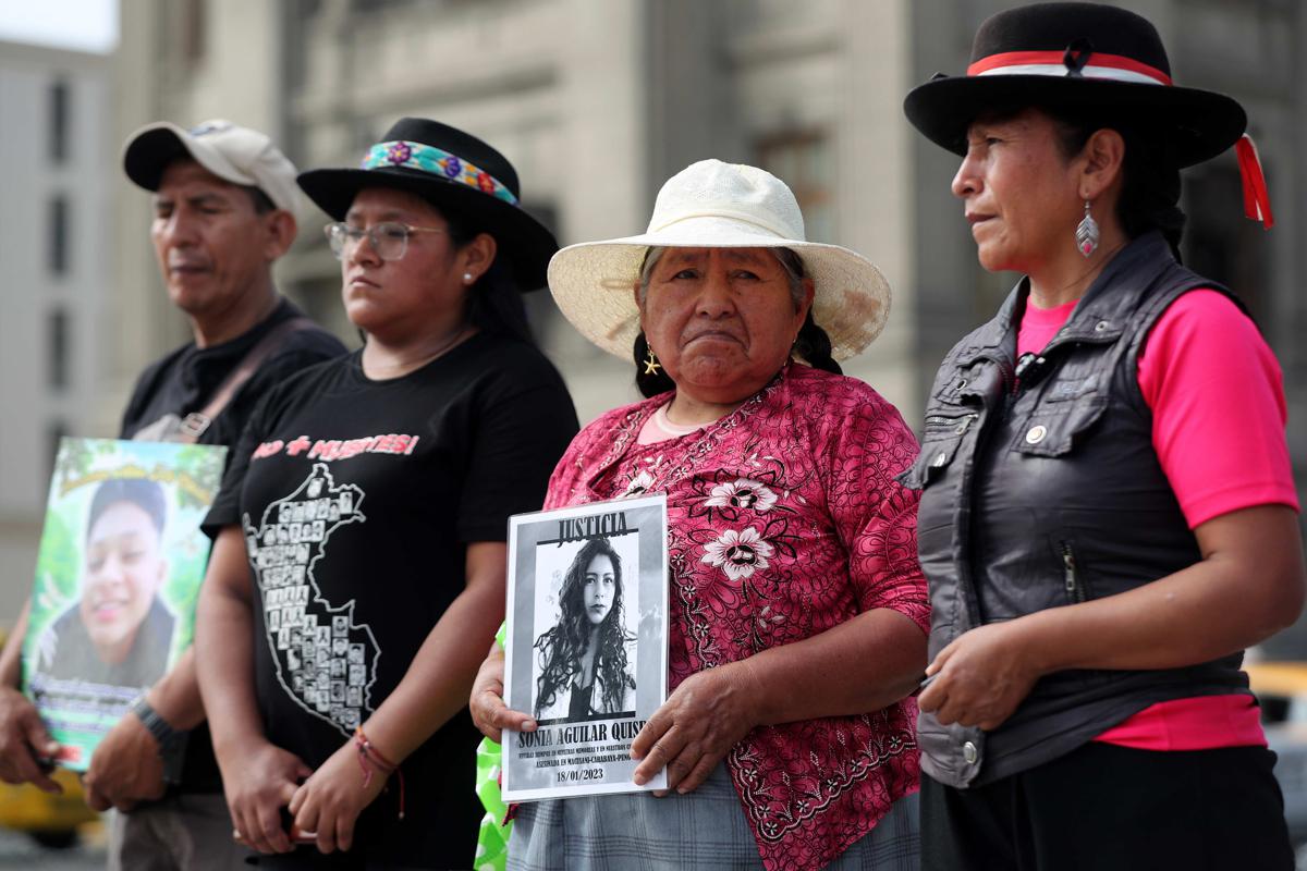 Víctimas de protestas en Perú rechazan una posible presidencia de Keiko Fujimori