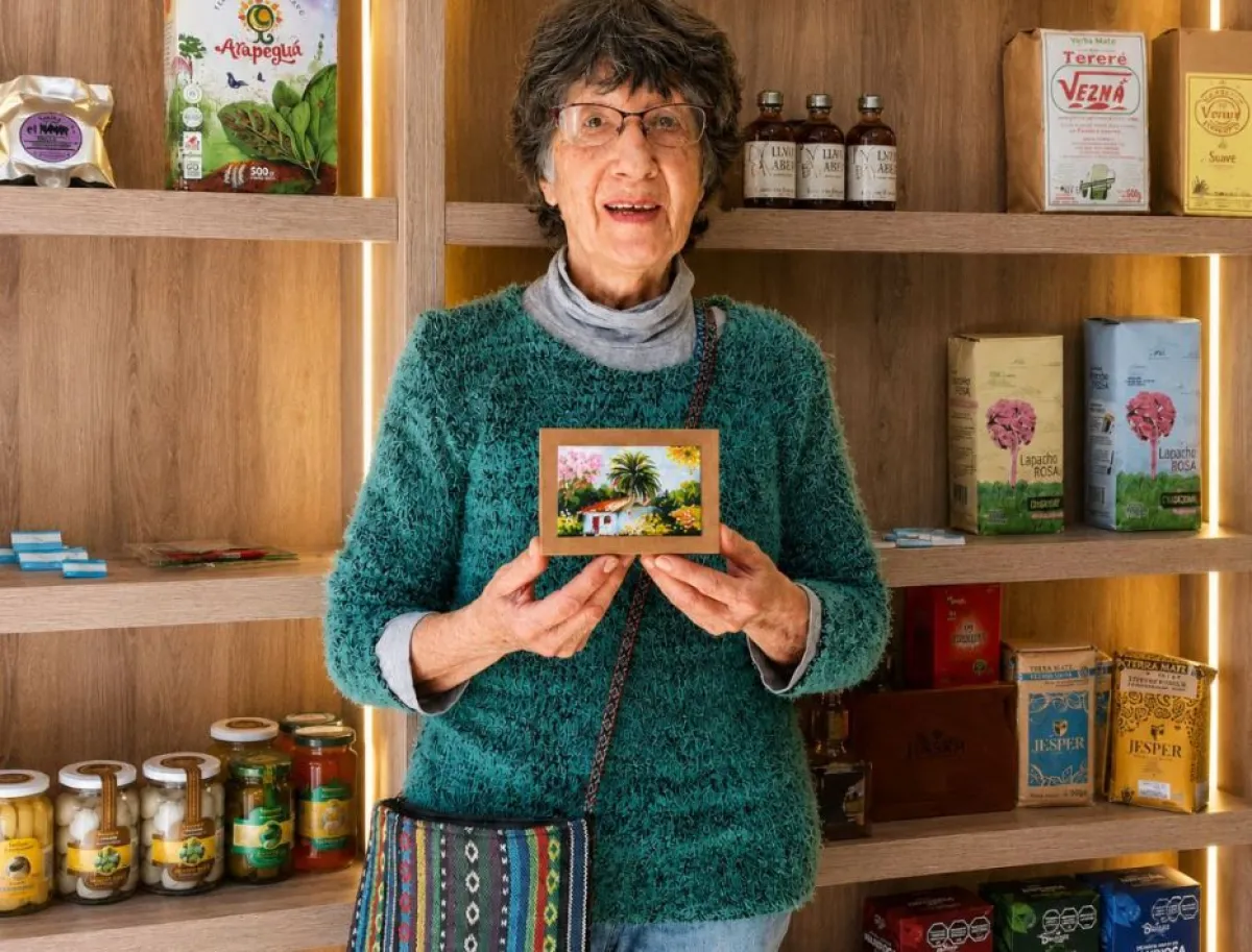 Dory García, la artista que a los 80 años inmortaliza la esencia de Misiones en cuadros en miniatura
