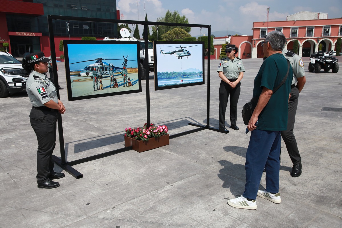 Guardia Nacional acerca su labor a familias hidalguenses