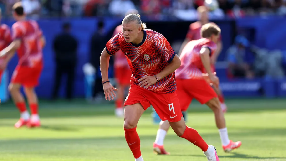 Con un doblete de Haaland, Noruega vence a Irak 2-1