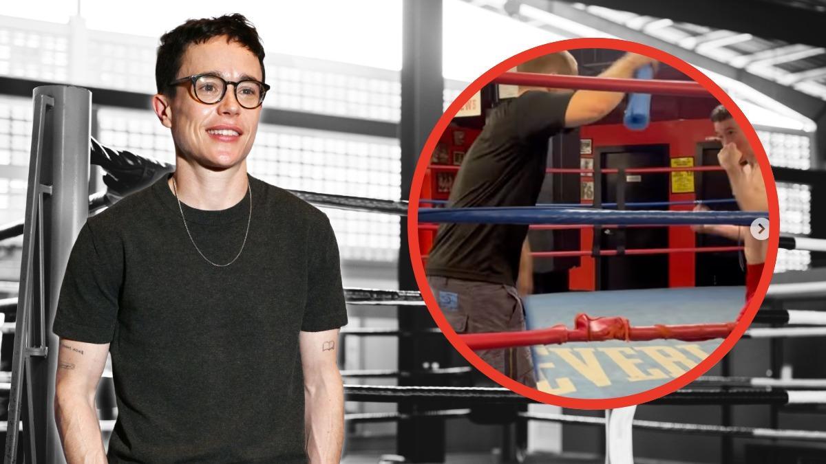 Elliot Page sorprende con radical cambio físico: así luce tras entrenar box