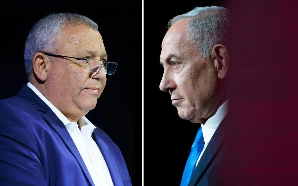 Netanyahu brands Eisenkot as too cautious in direct attack on key election rival