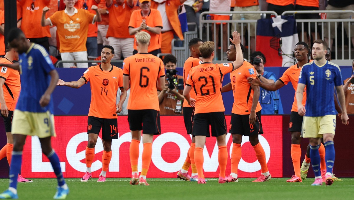 Países Bajos golea a Suecia y se acerca a 16vos del Mundial 2026