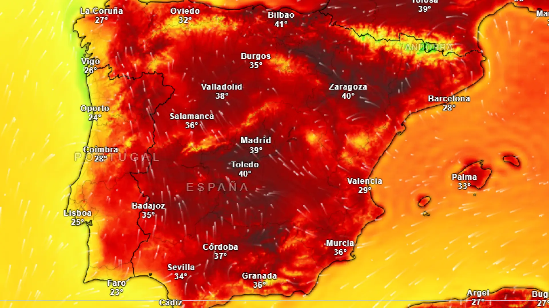 La ola de calor sigue apretando este miércoles con 14 comunidades en alerta antes de un desplome de temperaturas