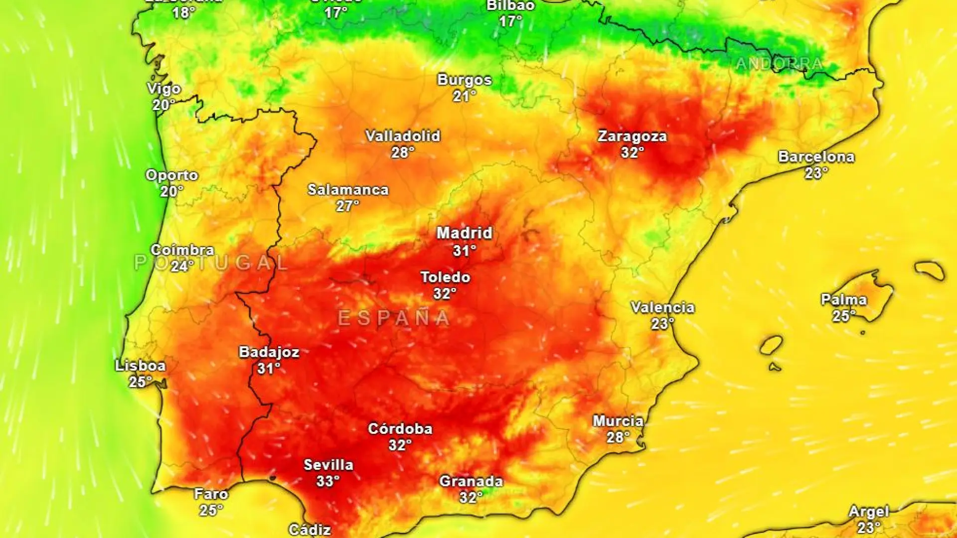Las máximas suben en casi en toda España este sábado: estas son las zonas donde hará más calor