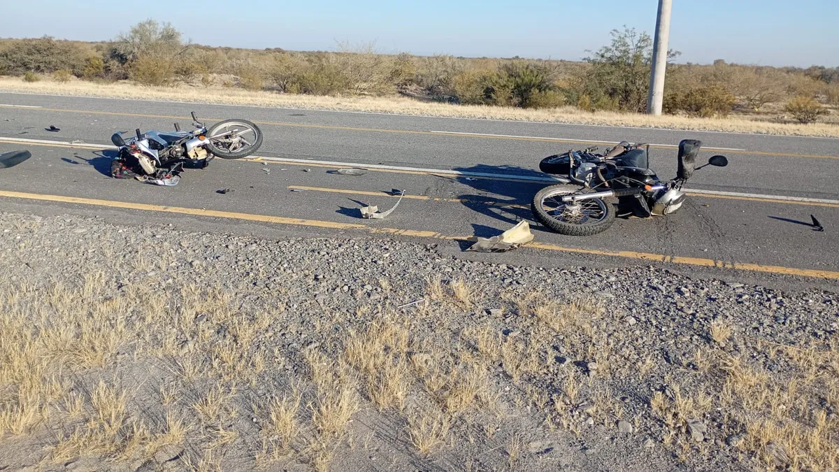 Choque entre motocicletas sobre ruta provincial N°46
