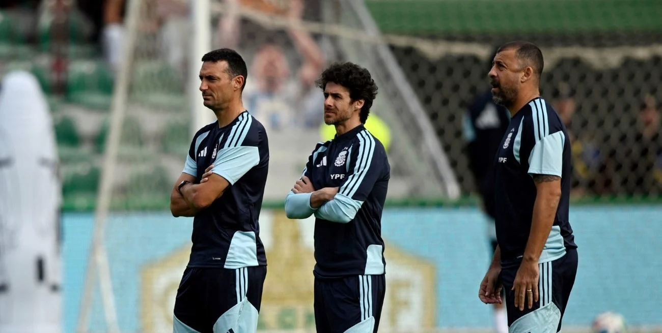 En Kansas: Scaloni probó un equipo con ¡10! cambios para enfrentar el sábado a Jordania