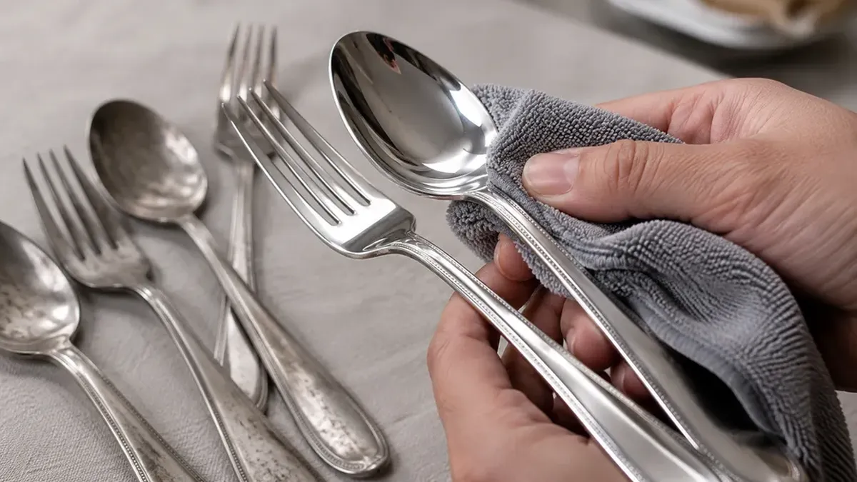 Truco casero: cómo limpiar los cubiertos para dejarlos como nuevos