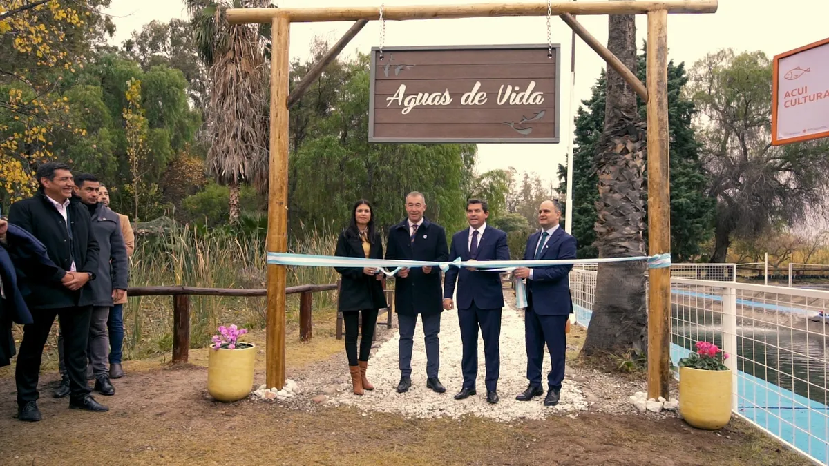 San Juan inauguró el sendero "Aguas de Vida" en el Parque de la Biodiversidad