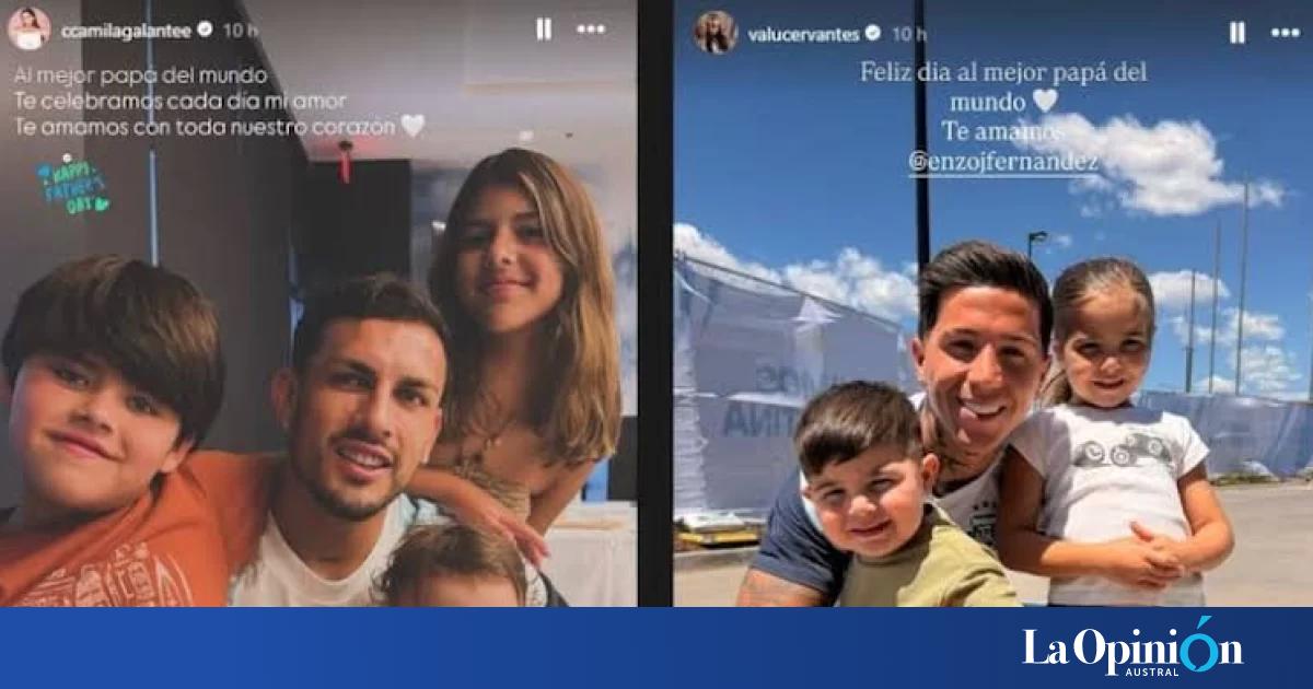 Los mensajes de los jugadores de la selección argentina en el Día del Padre