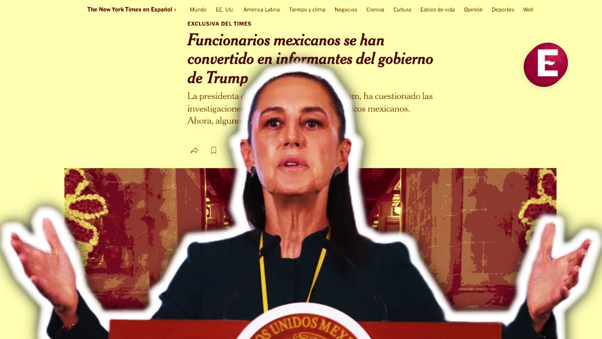 "¿Quién sabe quién les dijo?": Sheinbaum critica al NYT por reportaje sobre informantes en Morena