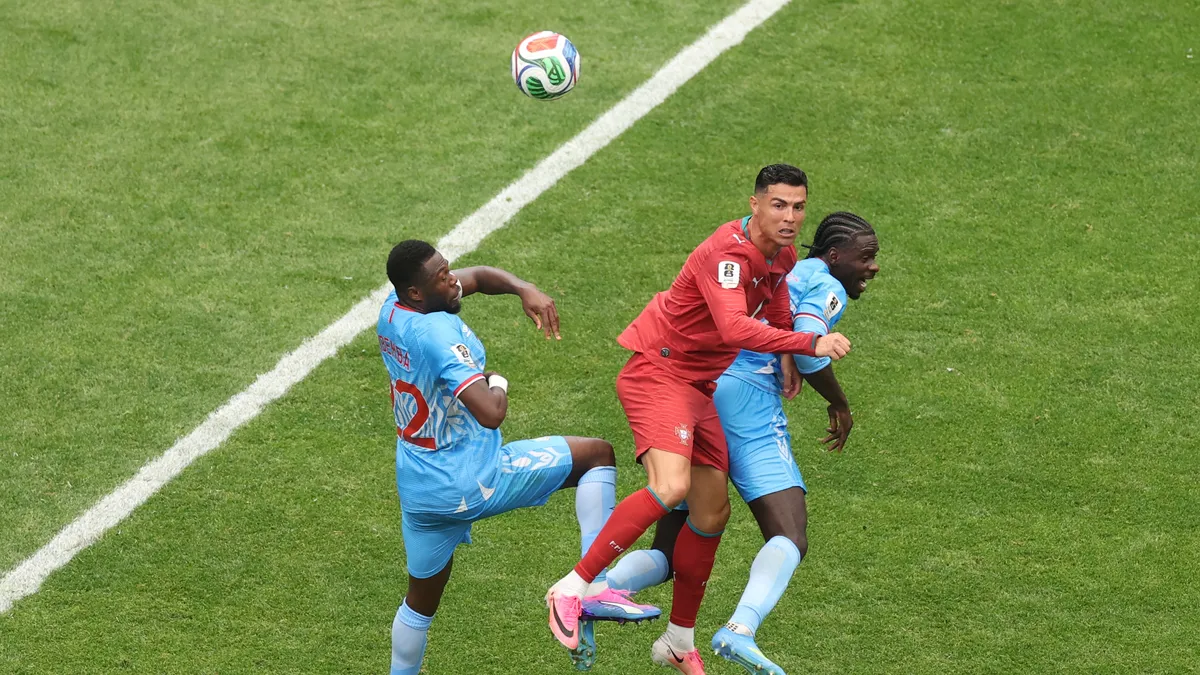 Portugal tropezó y apenas empató con RD Congo