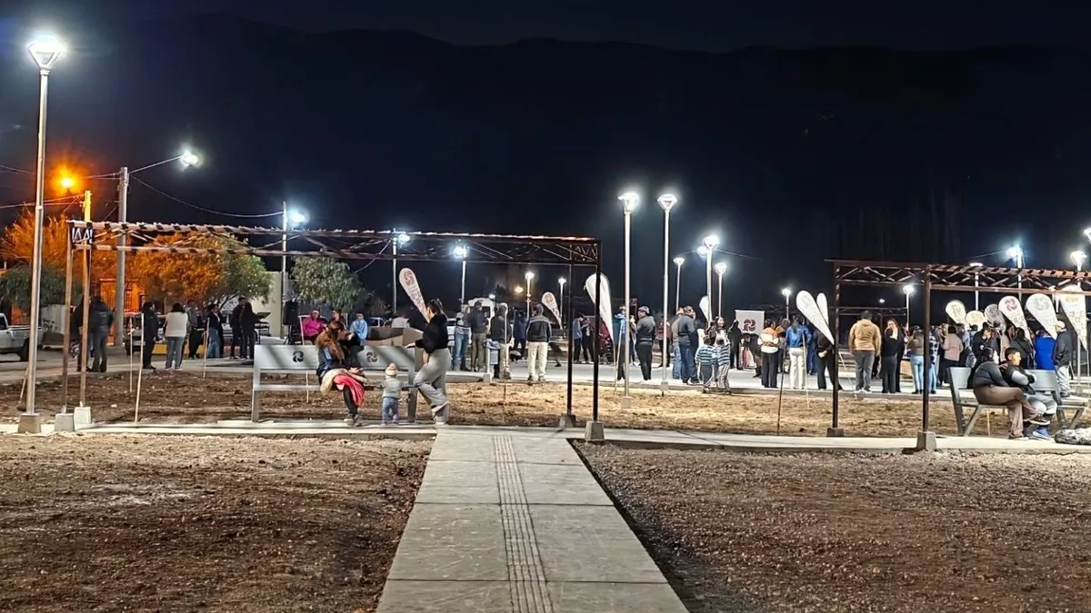 Transformación urbana en Calingasta: quedó inaugurada la nueva e histórica Plaza de Alto Verde