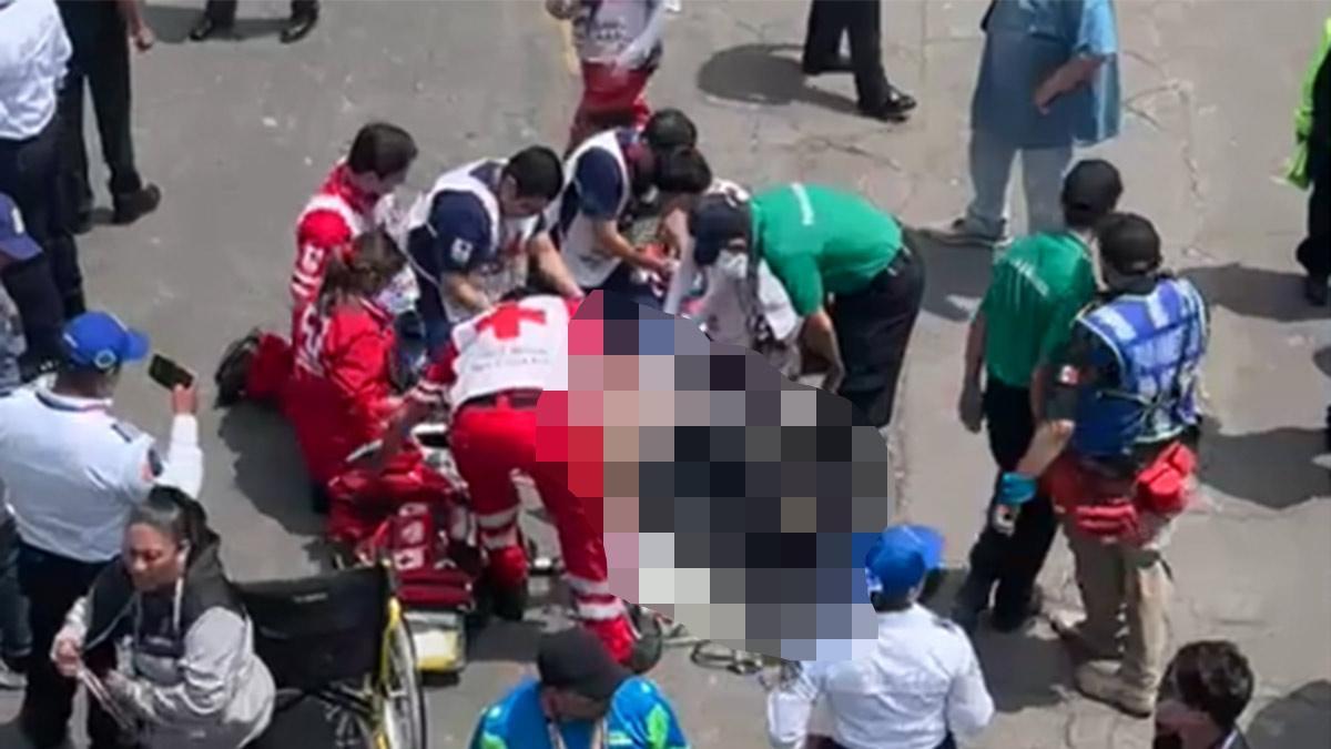 Cruz Roja salva la vida de un aficionado durante inauguración del Mundial