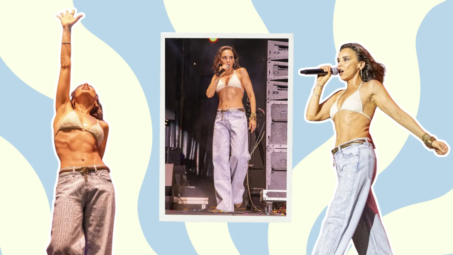 Chenoa celebra sus 51 años presumiendo de abdominales con el bikini que realza el bronceado