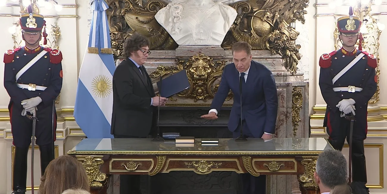 Diego Santilli juró como jefe de Gabinete del gobierno de Javier Milei