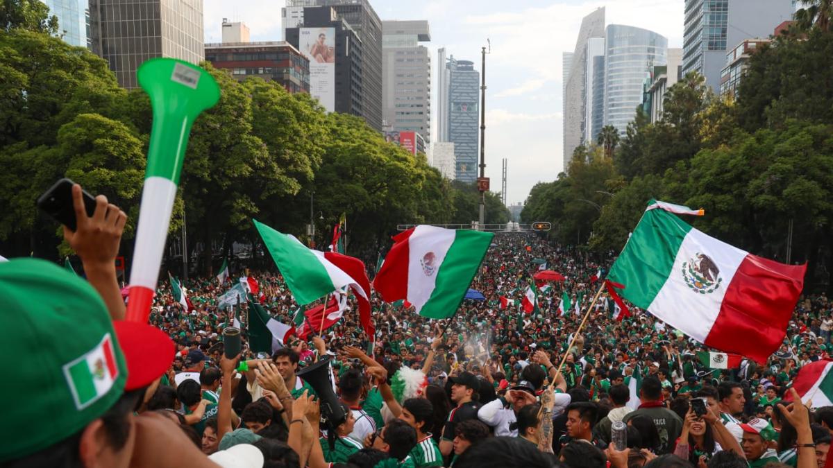 Estadio, Zócalo y Ángel: Medio millón de personas vivieron la fiesta mundialista en la capital