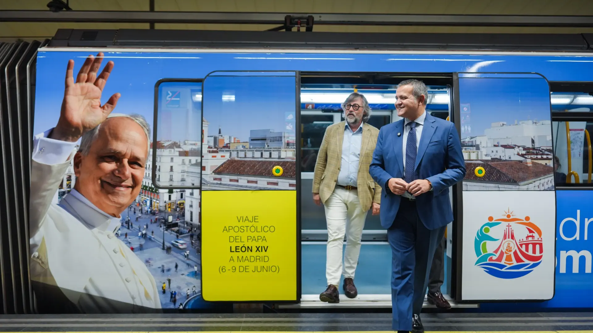 Estaciones y salidas de Metro Madrid afectadas hoy sábado por la visita del Papa y la vigilia en Plaza de Lima