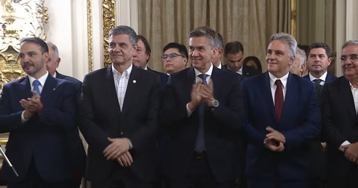 Juan Pablo Valdés acompañó la asunción de Diego Santilli como nuevo jefe de Gabinete
