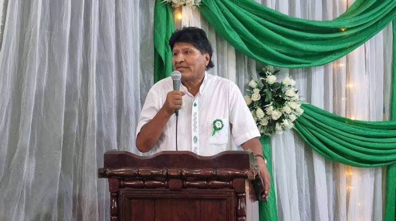 Evo Morales insta a la Asamblea a rechazar el proyecto de ley sobre estados de excepción