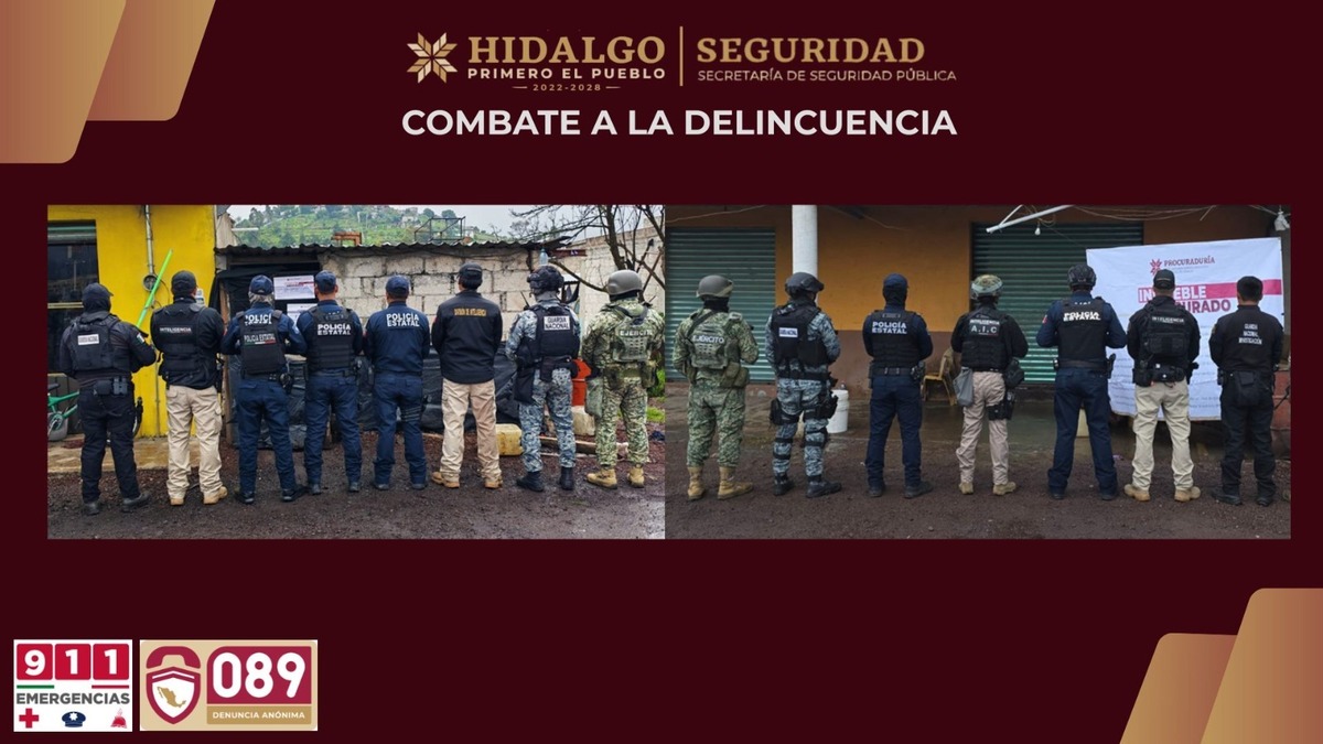 Desmantelan dos centros de huachicol en Singuilucan
