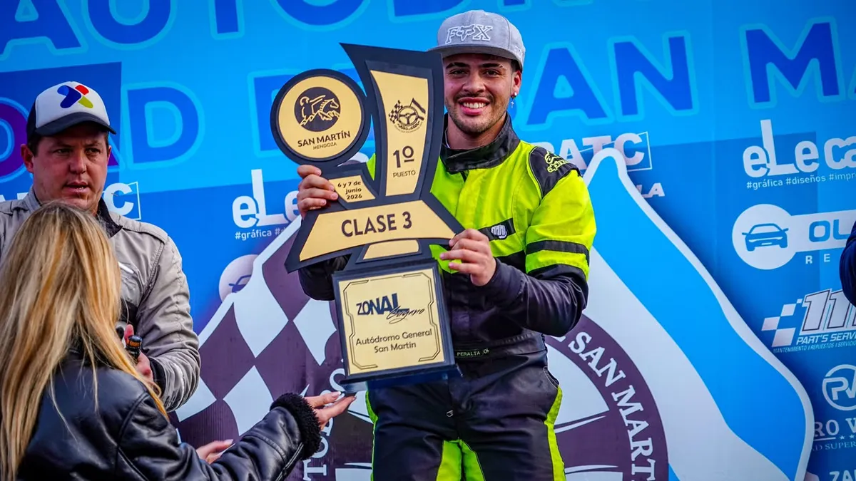 Un fin de semana perfecto para Nicolás Peralta en el Zonal Cuyano