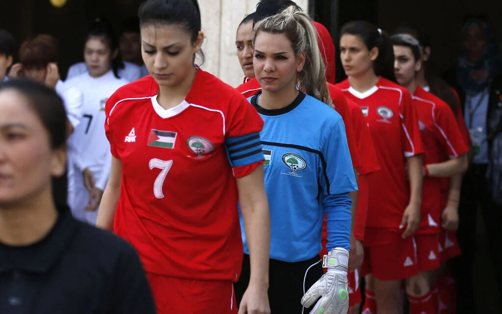 Detention extended for Palestinian women's soccer player arrested for 'throwing objects'