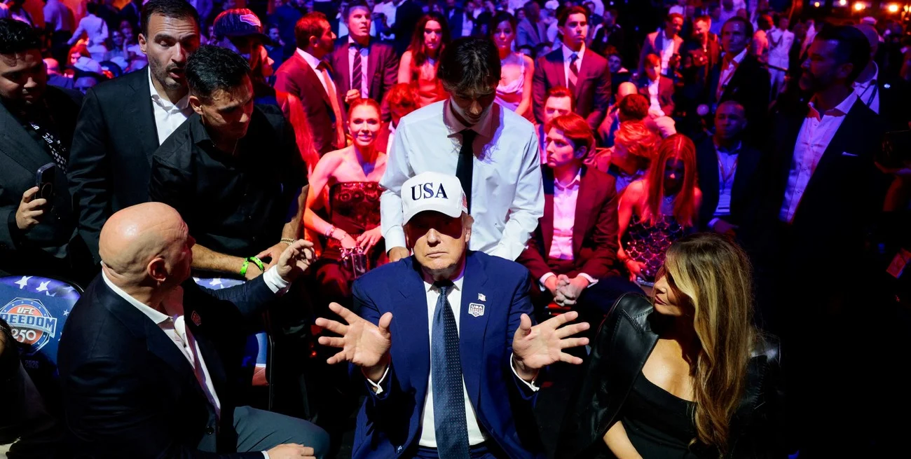 Trump celebró los 80 años en la Casa Blanca con una velada de UFC y un acuerdo con Irán
