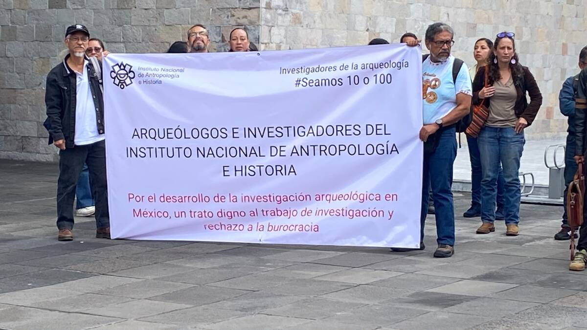 Arqueólogos manifiestan incorformidad ante la burocracia del INAH