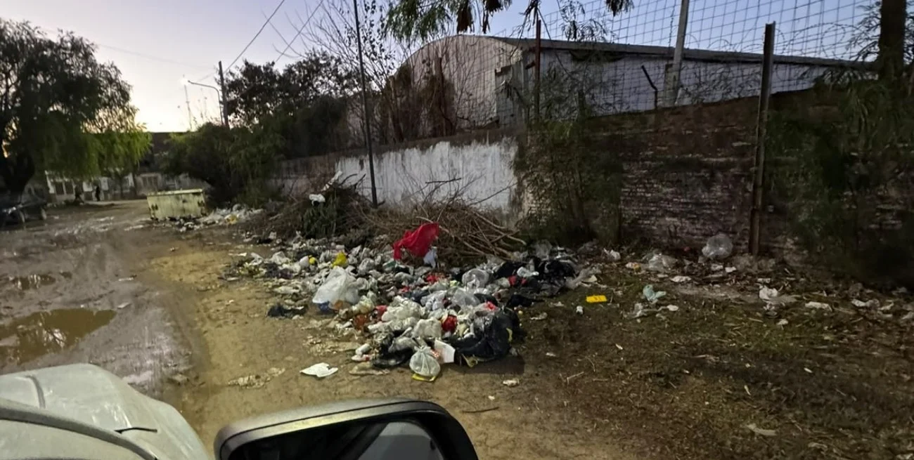 Basura y calles en mal estado: vecinos de barrio Don Bosco denuncian abandono
