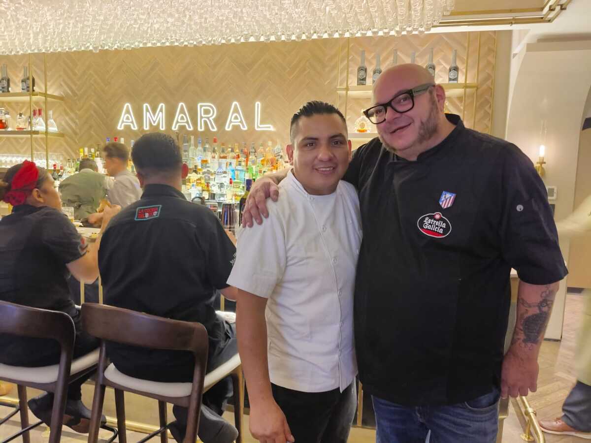 El chef Jesús Pedraza (La cocina del bizco) "enriquece" la propuesta d