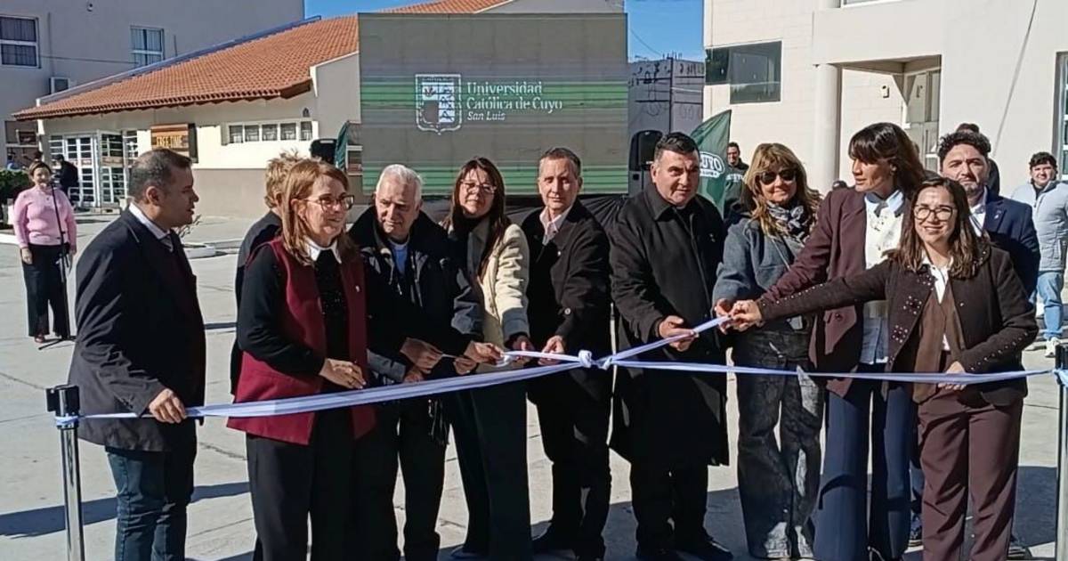 Pavimento y espacios amigables: las obras que inauguró la UCCuyo San Luis