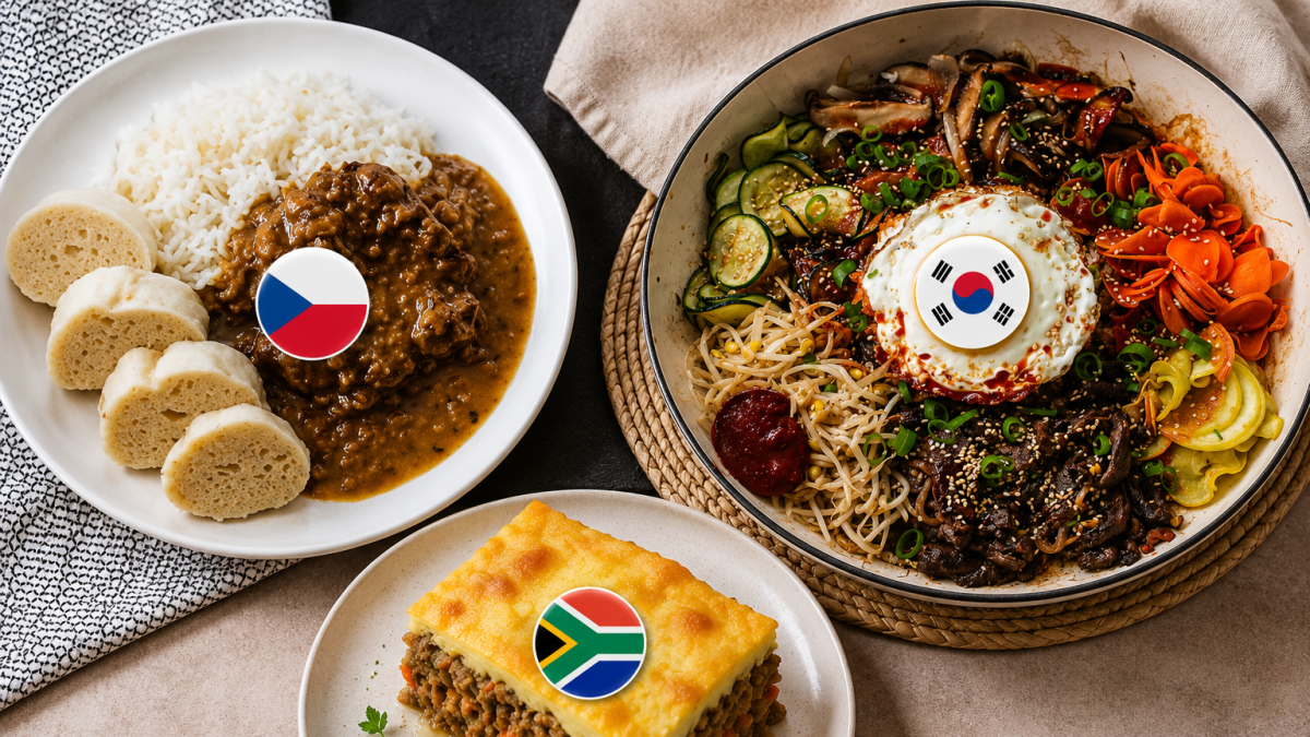 ¿Mejor que los tacos? Los platillos de Sudáfrica, Corea y Chequia: Rivales de México en Mundial 2026