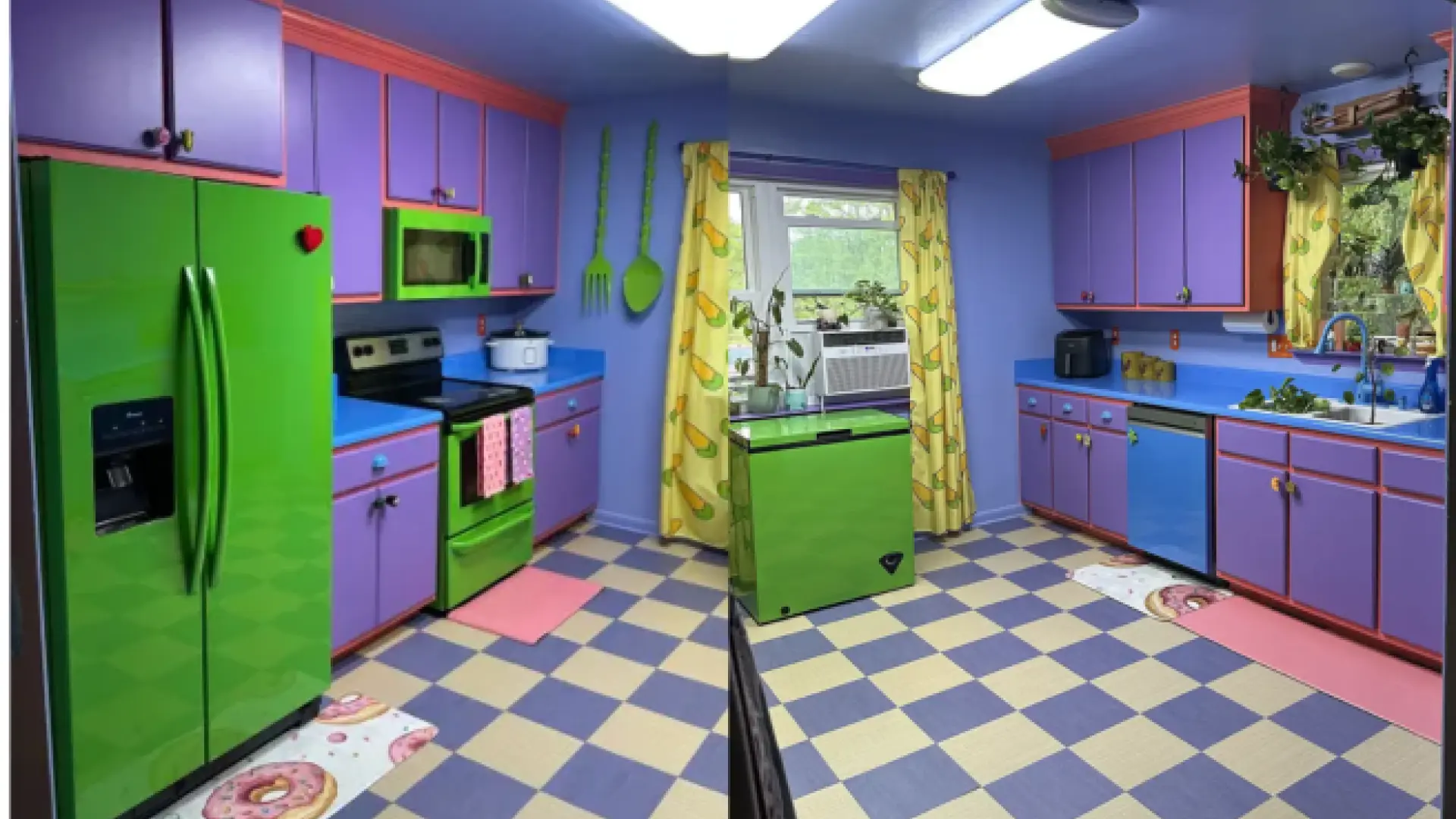 Una fan de 'Los Simpson' transforma su cocina en la de la serie: "No sé cuántas horas le he dedicado"