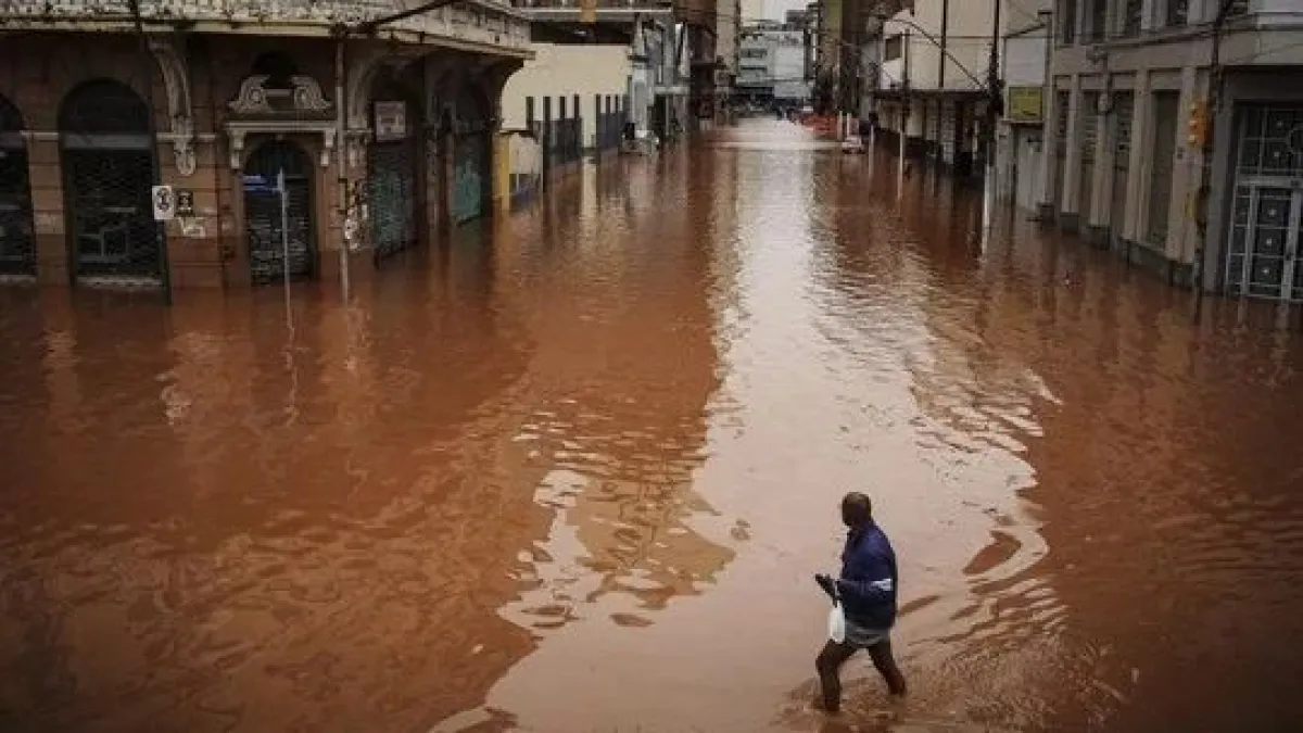 Brasil en alerta roja por lluvias e inundaciones: el fenómeno que también preocupa en Misiones