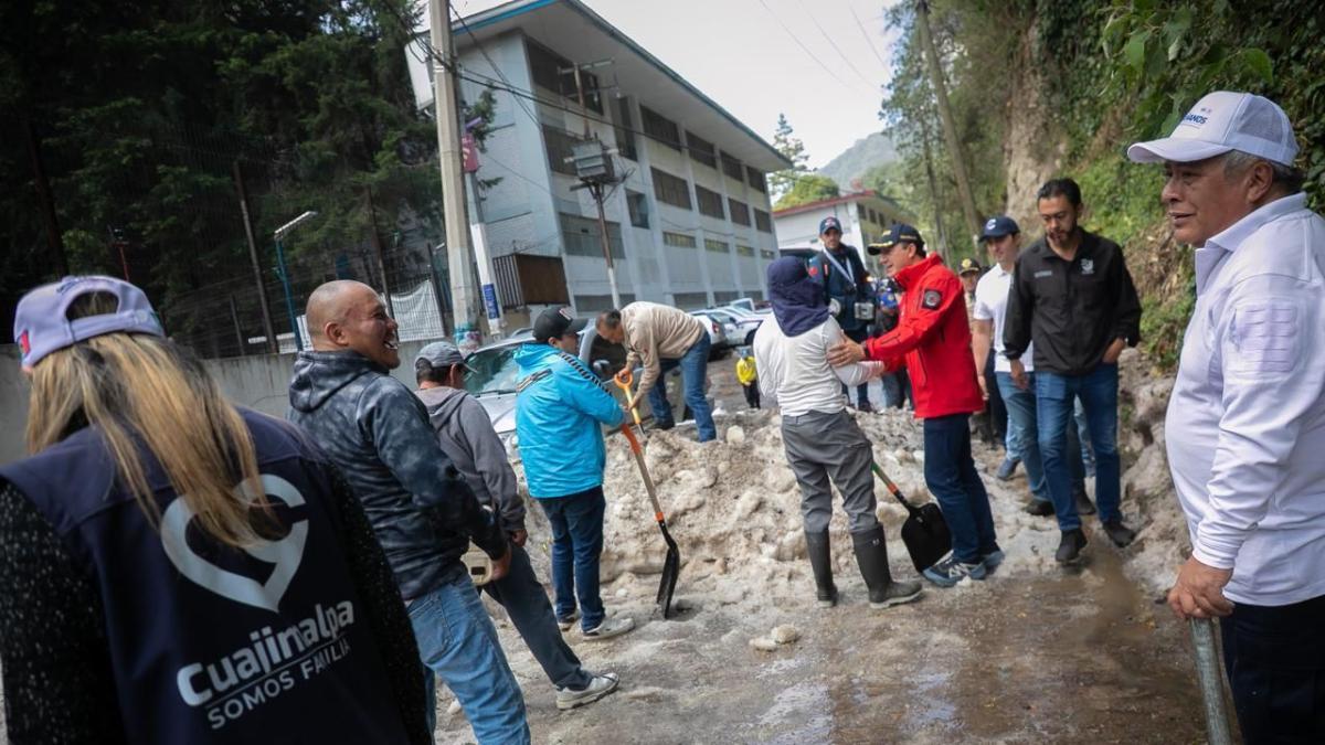 Cuajimalpa retira más de 75 toneladas de material acumulado tras intensas lluvias