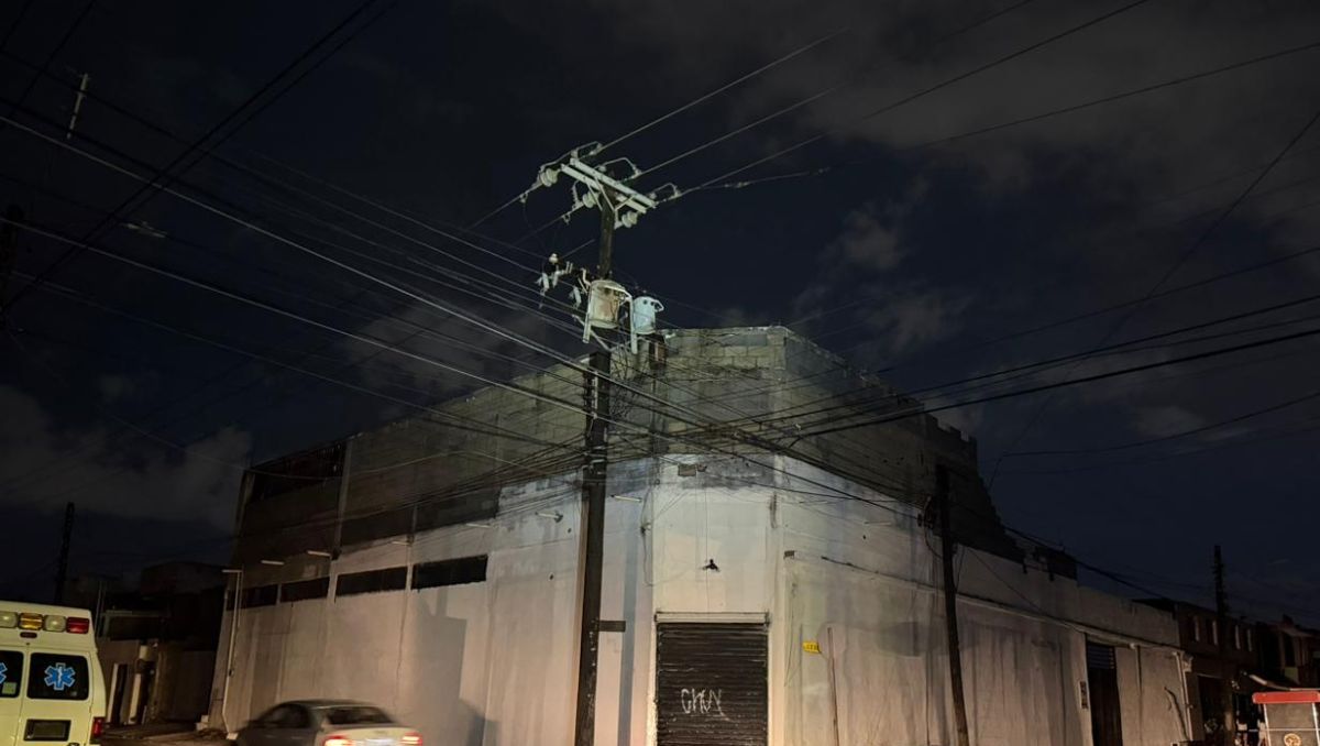 Explosión de transformadores deja sin luz a habitantes de Guadalupe