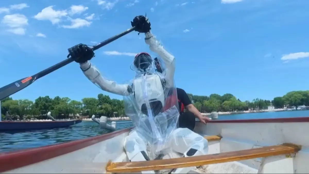 Robots humanoides ya compiten con atletas en China y sorprenden por su nivel de coordinación
