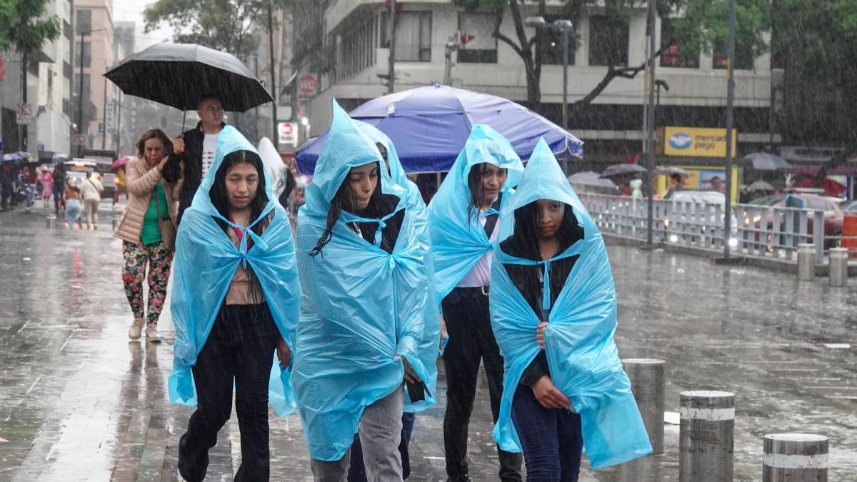 Activan la Alerta Amarilla por lluvias fuertes en la CDMX