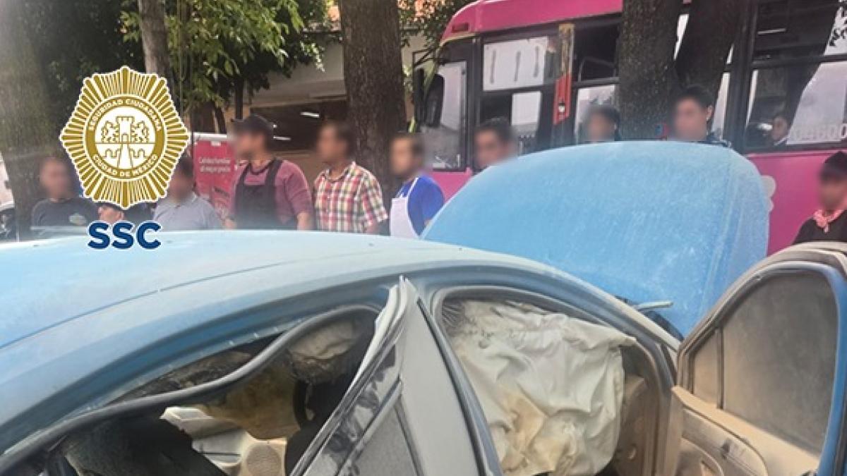 Estalla vehículo en Tacubaya por tanque de gas en la cajuela