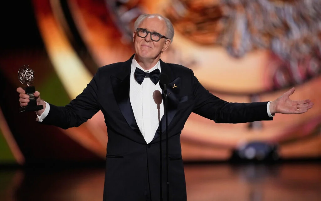 John Lithgow wins Tony for portraying antisemitic author Roald Dahl in 'Giant'