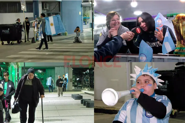 Pantalla gigante, food trucks y música: así se vive la Fan Zone en Paraná para alentar a Argentina