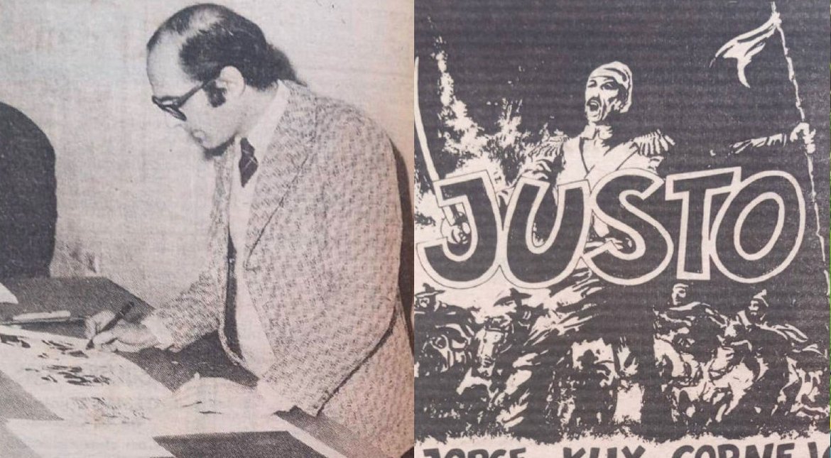 Jorge Klix Cornejo y "Justo", la primera historieta salteña