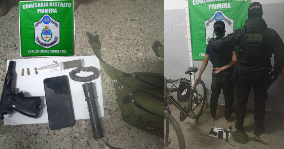 Corrientes: secuestro de armas y cinco detenidos que causaban disturbios